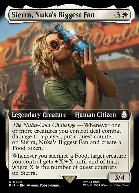 Sierra, Nukas Biggest Fan - Extended Art