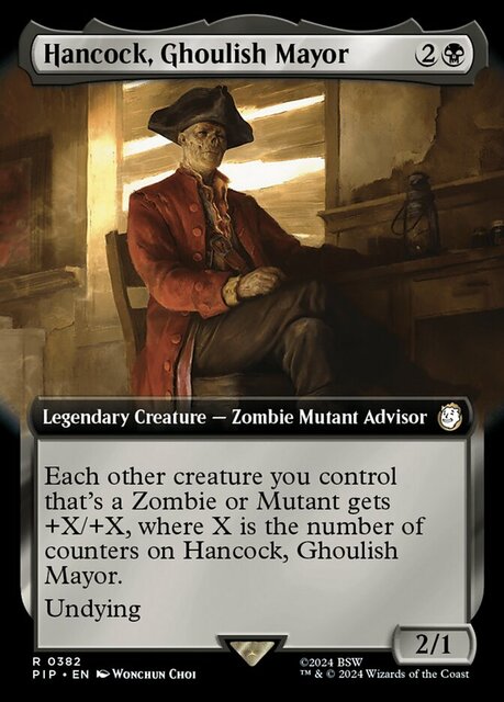 Hancock, Ghoulish Mayor - Extended Art