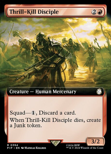 Thrill-Kill Disciple - Foil - Extended Art