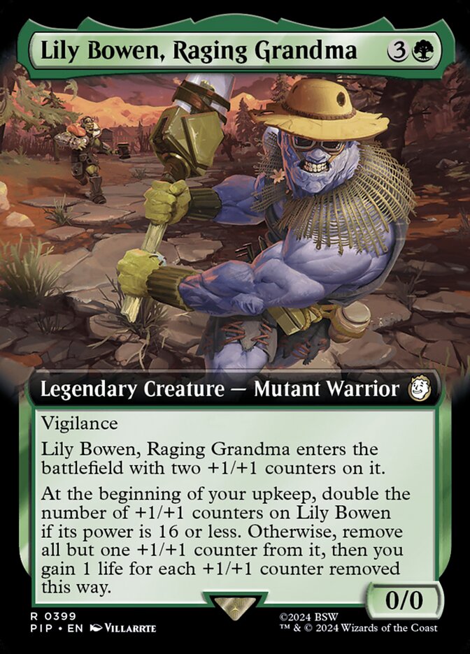 Lily Bowen, Raging Grandma - Extended Art