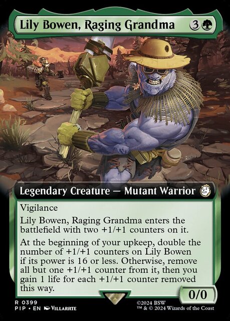 Lily Bowen, Raging Grandma - Foil - Extended Art