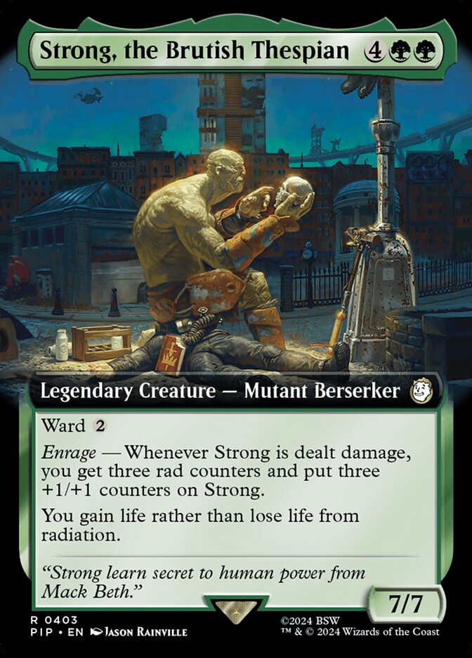 Strong, the Brutish Thespian - Extended Art