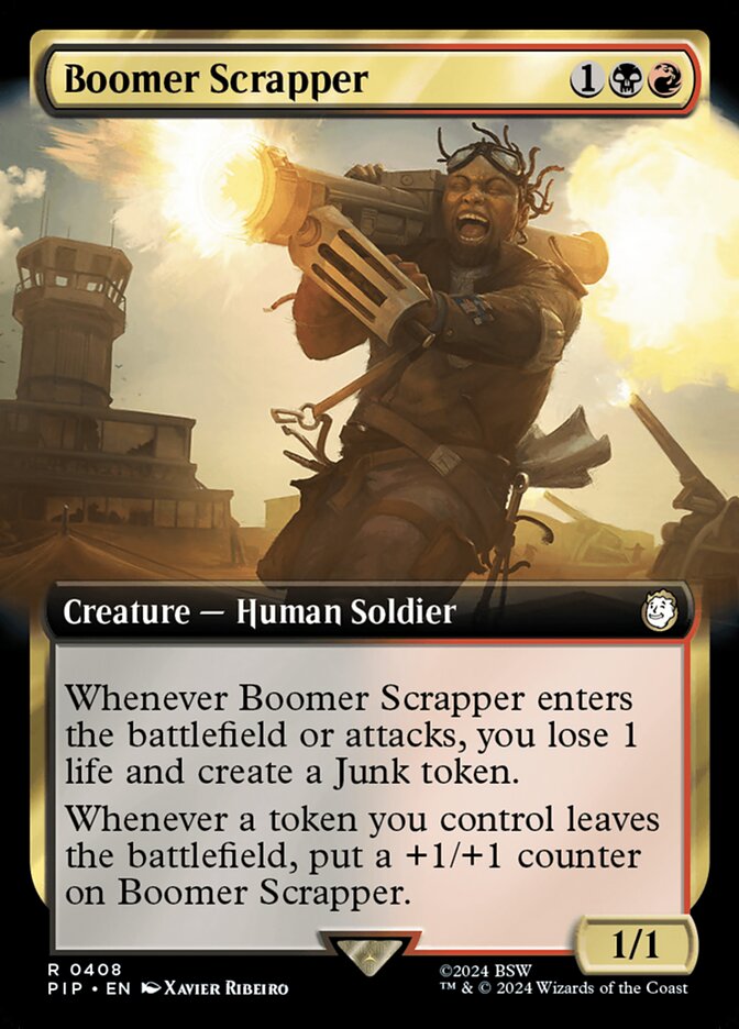 Boomer Scrapper - Foil - Extended Art