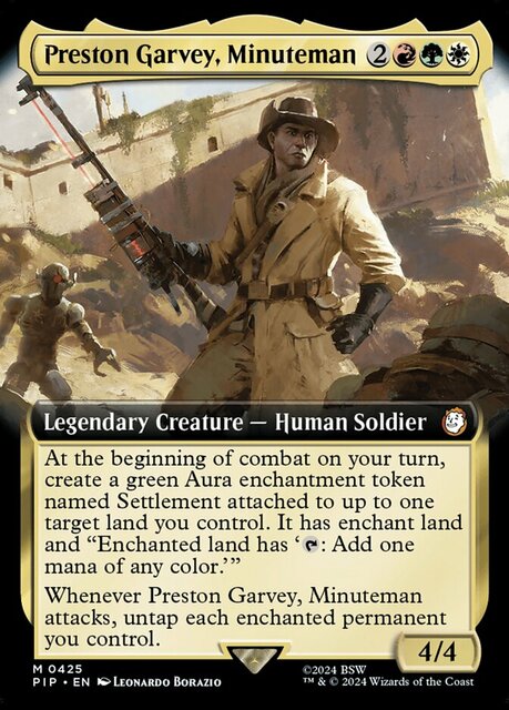 Preston Garvey, Minuteman - Foil - Extended Art