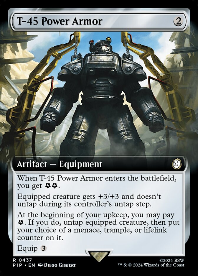 T-45 Power Armor - Foil - Extended Art