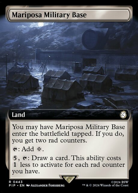 Mariposa Military Base - Foil - Extended Art