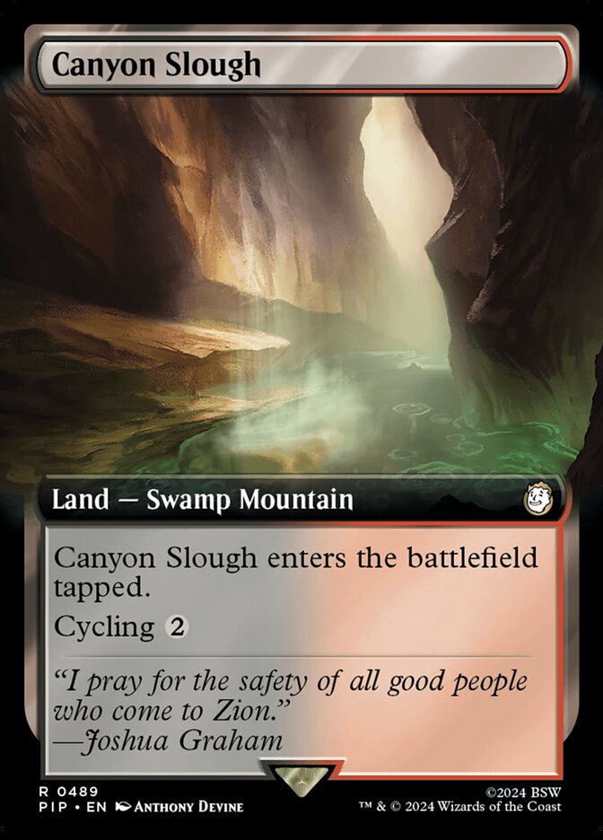 Canyon Slough - Foil - Extended Art