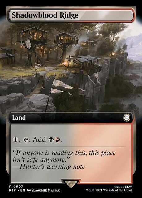 Shadowblood Ridge - Extended Art