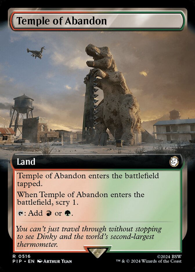 Temple of Abandon - Foil - Extended Art