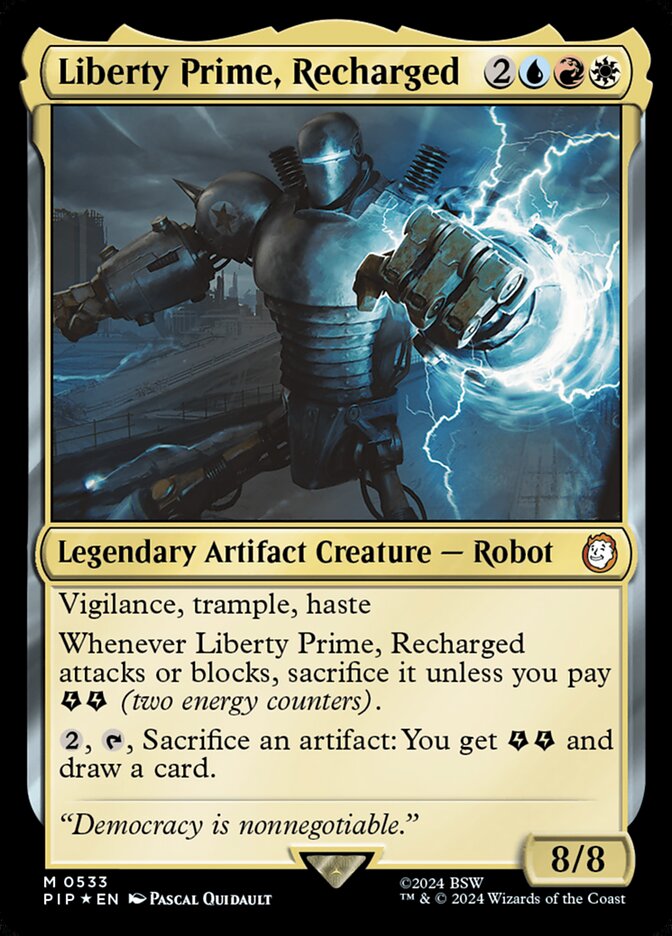 Liberty Prime, Recharged - Surge Foil