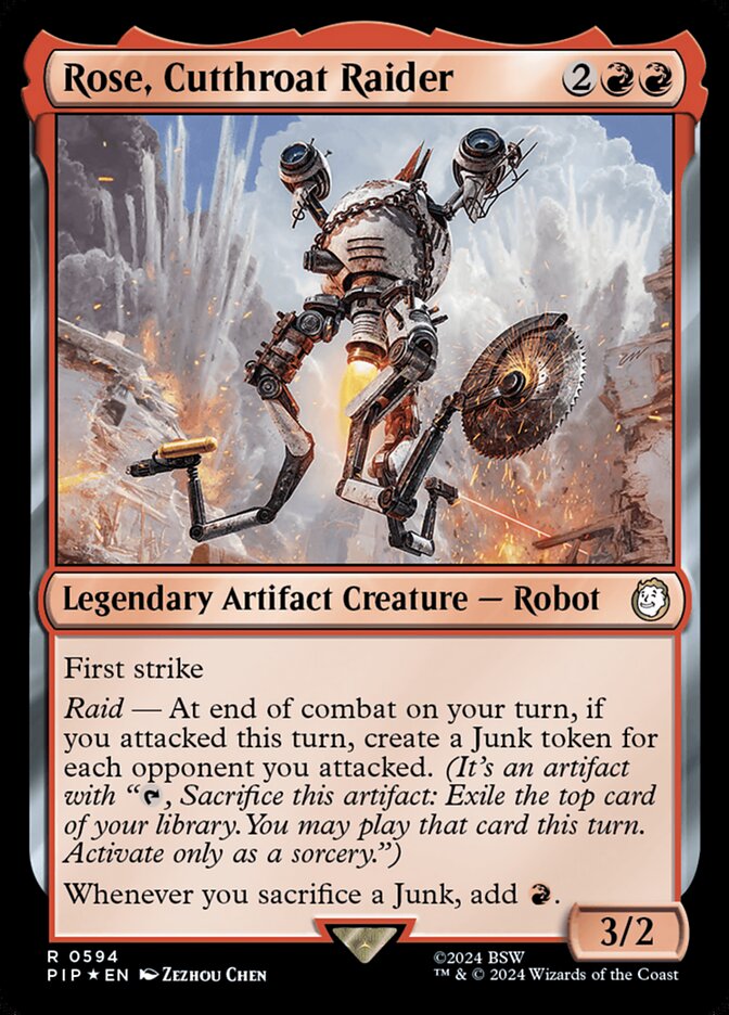 Rose, Cutthroat Raider - Surge Foil