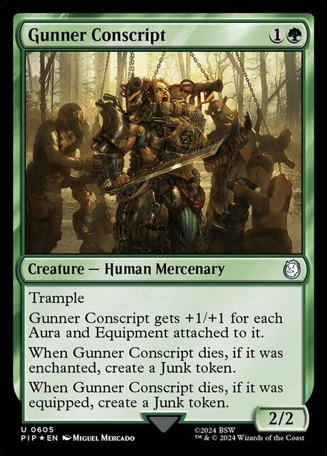 Gunner Conscript - Surge Foil