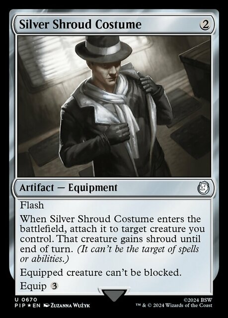 Silver Shroud Costume - Surge Foil