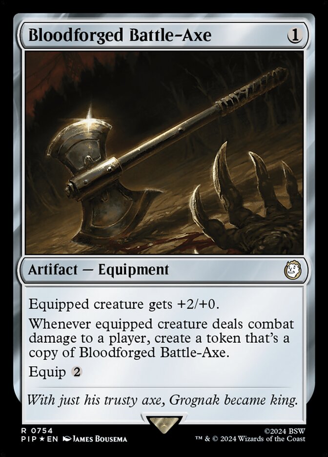 Bloodforged Battle-Axe - Surge Foil