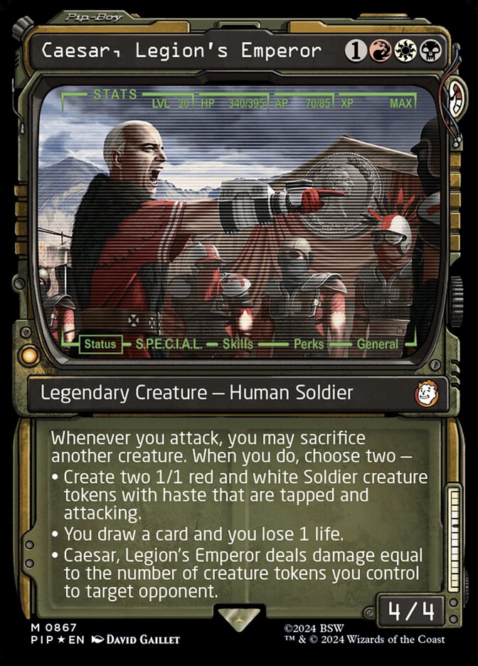 Caesar, Legions Emperor - Surge Foil - Showcase