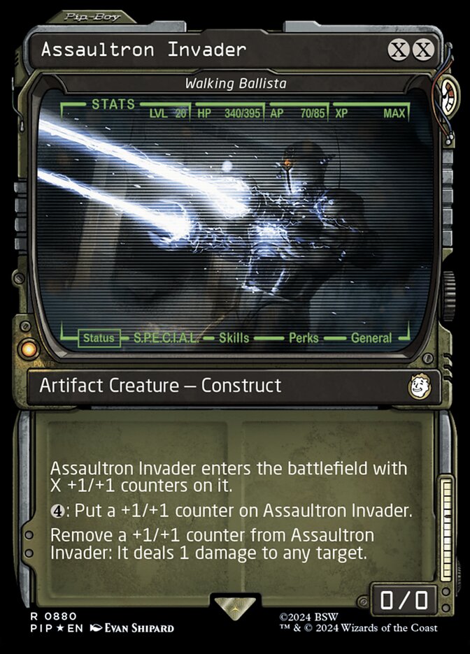 Assaultron Invader - Walking Ballista - Surge Foil - Showcase