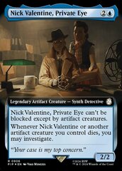 Nick Valentine, Private Eye - Surge Foil - Extended Art