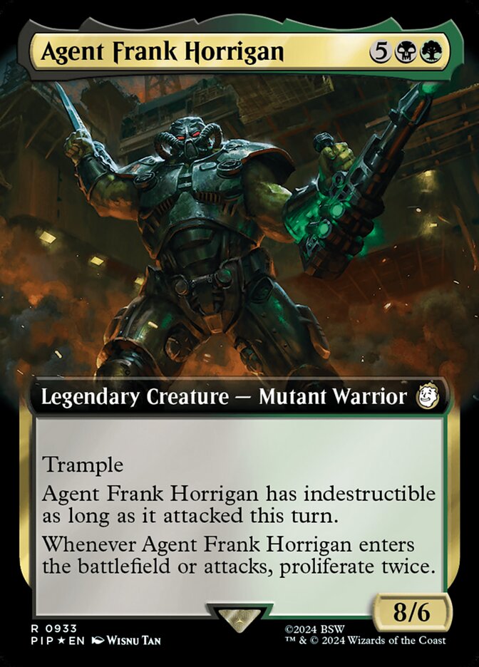 Agent Frank Horrigan - Surge Foil - Extended Art