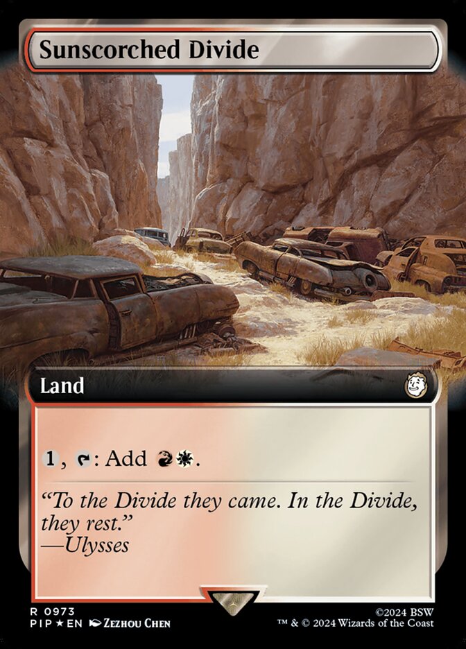 Sunscorched Divide - Surge Foil - Extended Art