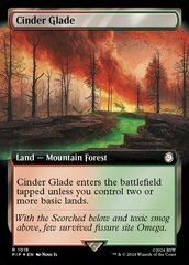 Cinder Glade (1018) (Extended Art) - Surge Foil