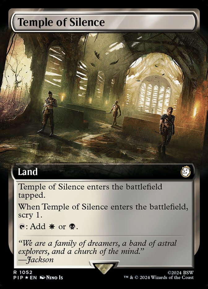 Temple of Silence - Surge Foil - Extended Art Temple of Silence - Surge Foil - Extended Art
