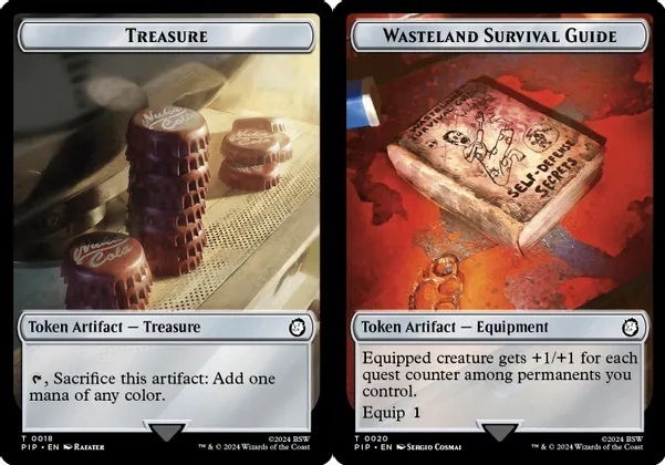 Treasure (018) // Wasteland Double-Sided Token