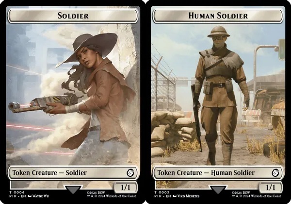 Soldier (004) // Human Soldier Double-Sided Token