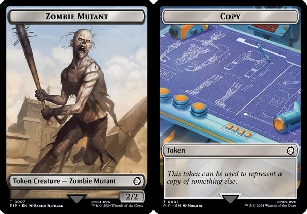 Zombie Mutant // Copy Double-Sided Token