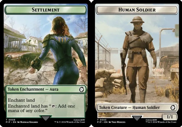 Settlement // Human Soldier Double-Sided Token