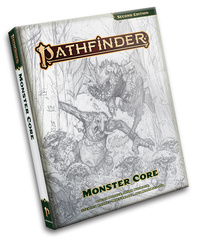 Pathfinder - Second Edition - Monster Core - Sketch Cover