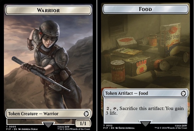 Warrior // Food (0012) Token