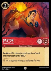 Gaston - Arrogant Hunter - 24/P1 - Promo - Cold Foil