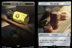 Energy Reserve (0021) // Treasure (0018) Token - Foil