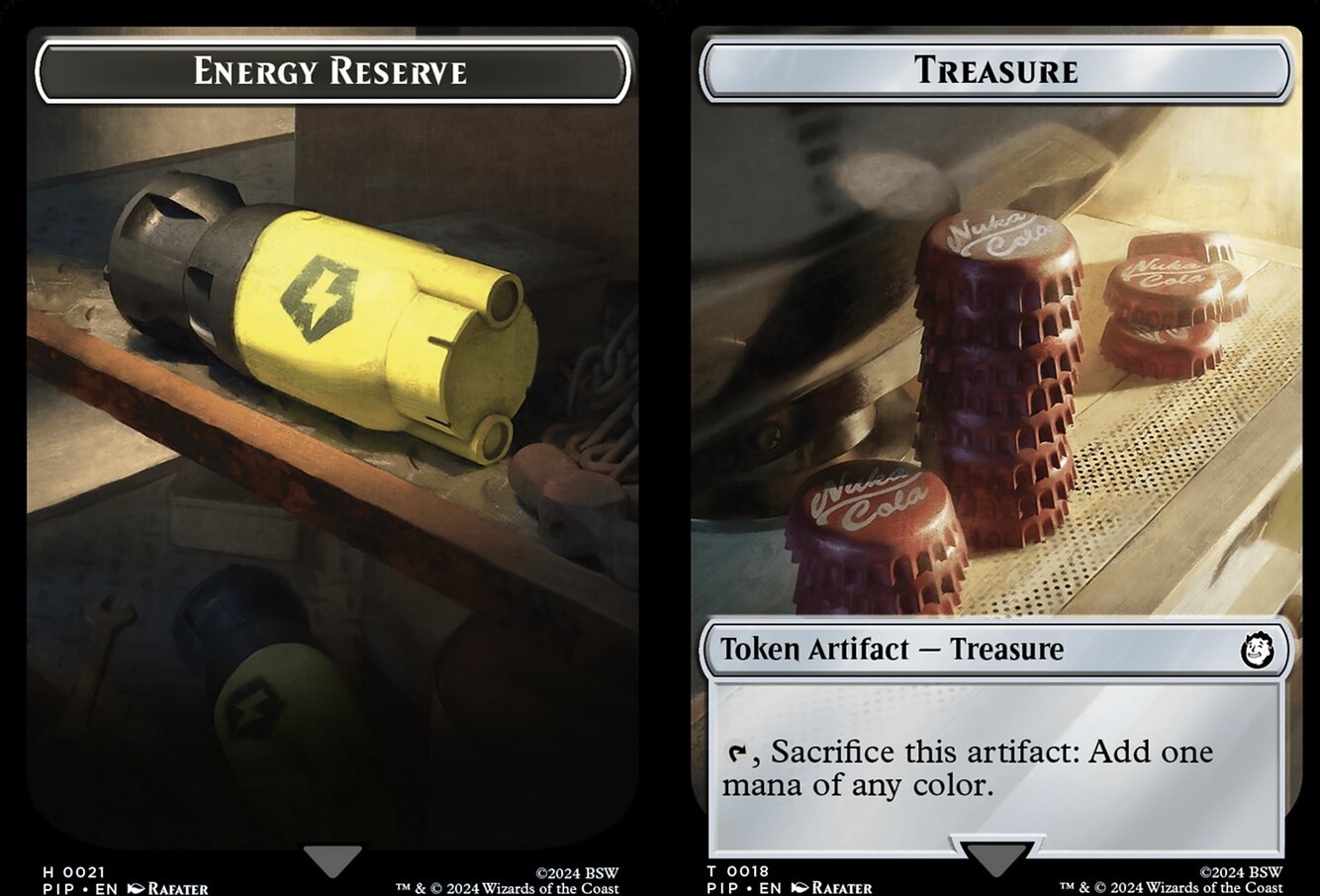 Energy Reserve (0021) // Treasure (0018) Token - Foil Energy Reserve (0021) // Treasure (0018) Token - Foil