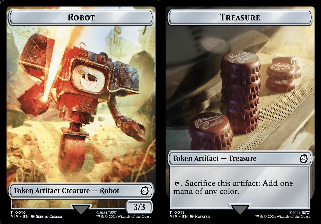 Robot // Treasure (survival, tech) Token