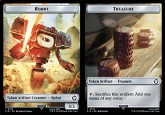 Robot // Treasure (survival, tech) Token - Foil