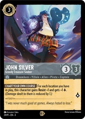 John Silver, Greedy Treasure Seeker (29/P1) - Cold Foil