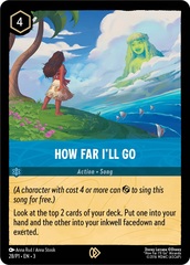 How Far I'll Go - 28/P1 - Promo - Cold Foil