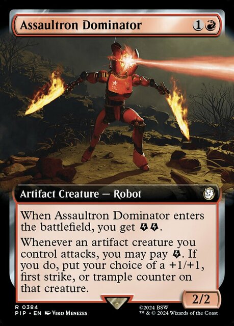 Assaultron Dominator - Extended Art