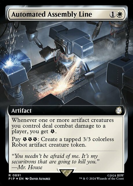 Automated Assembly Line - Surge Foil - Extended Art