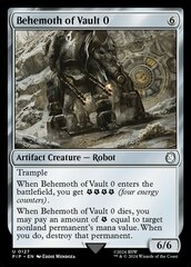 Behemoth of Vault 0 - Foil