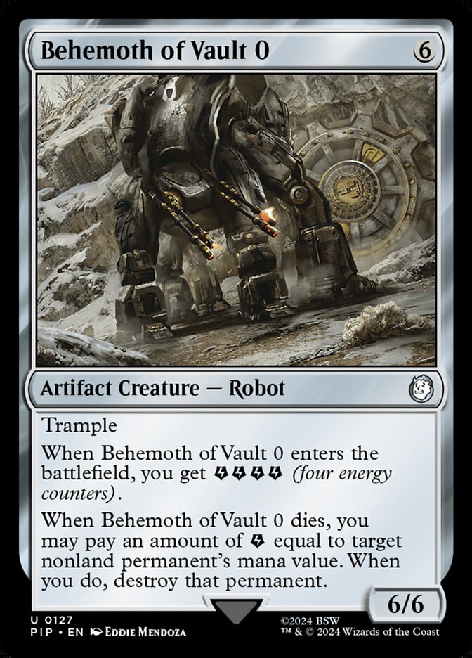 Behemoth of Vault 0 - Foil