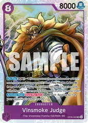 Vinsmoke Judge - OP06-062 - SR - Foil