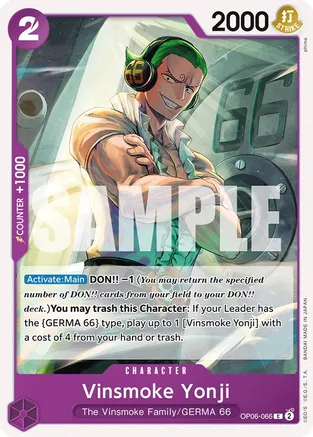 Vinsmoke Yonji - OP06-066 - C