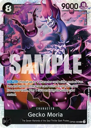 Gecko Moria - OP06-086 - SR - Foil