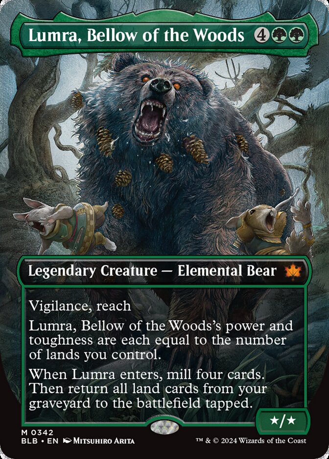 Lumra, Bellow of the Woods (0342) - Foil - Borderless