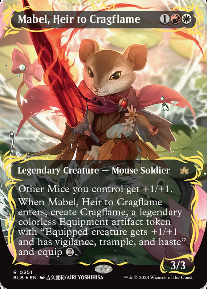 Mabel, Heir to Cragflame - Raised Foil - Borderless