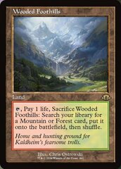 Wooded Foothills - Foil - Retro Frame