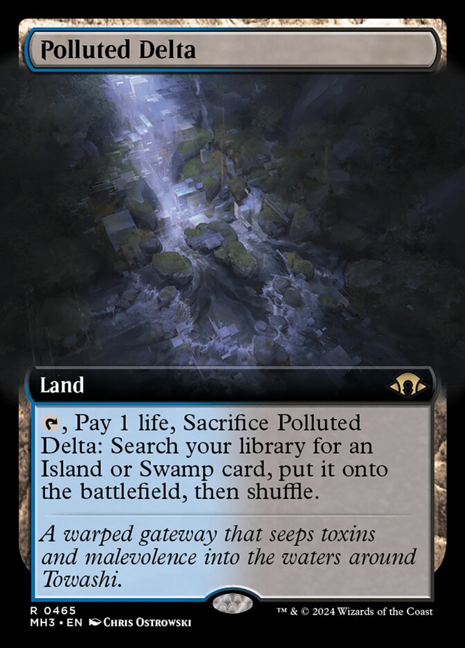 Polluted Delta - Foil - Extended Art