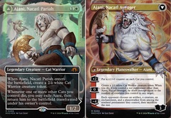 Ajani, Nacatl Pariah // Ajani, Nacatl Avenger - Textured Foil - Borderless